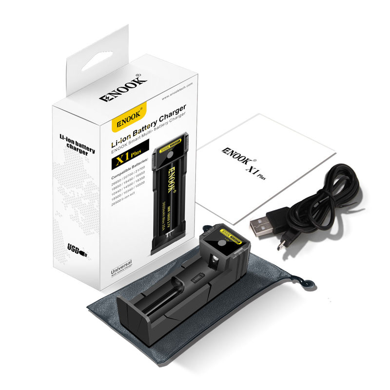 شارژر باتری لیتیوم یون DC 5V 1A سازگار با باتری 26650 20700 21700 18650