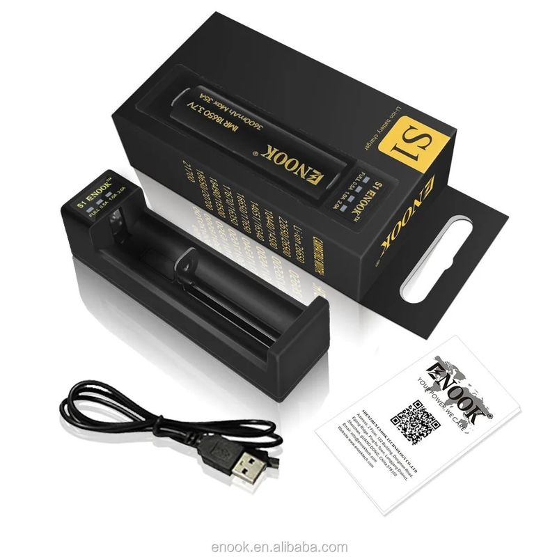 3.7V 2A شارژر باتری لیتیوم یون 18650 26650 16340 18490 21700 20700 باتری