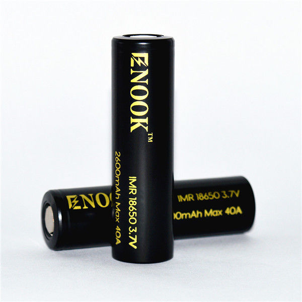 Enook سرعت تخلیه بالا 18650 باتری گلوب enook 18650 2600mAh 40A 18650 باتری لیتیوم یون