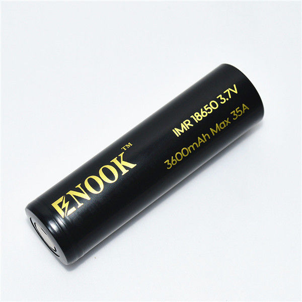 سرعت تخلیه بالا 3600mAh Max 35A 18650 باتری شارژ پذیر 3.7V باتری لیتیوم یون