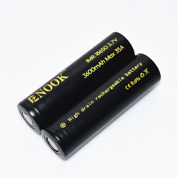 18650 سلول باتری لیتیوم یون قابل شارژ 3.7V 3600mAh نوع سطح بالا