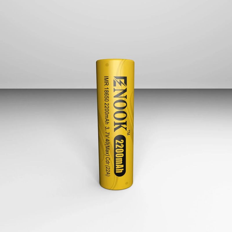 قیمت عمده فروشی Doublepow 18650 3.7V 2200mah سلول باتری شارژ 40A 3.7V mod 18650 باتری لیتیوم یون زرد