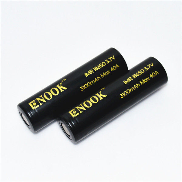 Enook 100٪ باتری اصلی 18650 3.7V 3100mah 40A باتری لیتیوم ظرفیت کامل برای دوچرخه برقی در موجود است