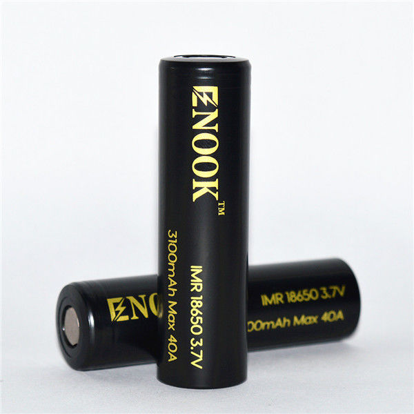 Enook 100٪ باتری اصلی 18650 3.7V 3100mah 40A باتری لیتیوم ظرفیت کامل برای دوچرخه برقی در موجود است