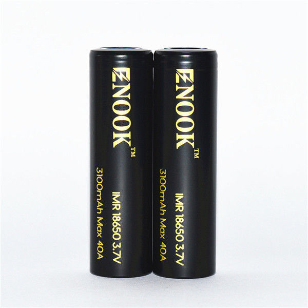 Enook 100٪ باتری اصلی 18650 3.7V 3100mah 40A باتری لیتیوم ظرفیت کامل برای دوچرخه برقی در موجود است