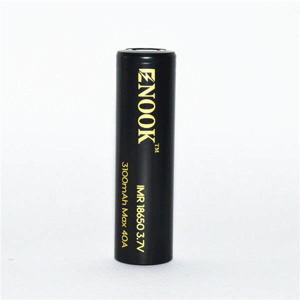 Enook 100٪ باتری اصلی 18650 3.7V 3100mah 40A باتری لیتیوم ظرفیت کامل برای دوچرخه برقی در موجود است