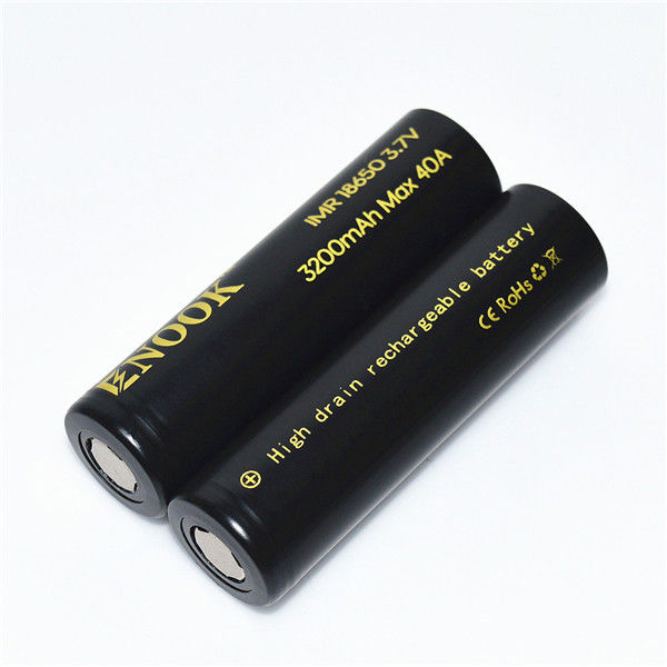 فروش داغ! تولید کننده 3.7 ولت سلول شارژ پذیر Enook 18650 3200mAh MAX 30A Cdr20 باتری لیتیوم لیتیوم