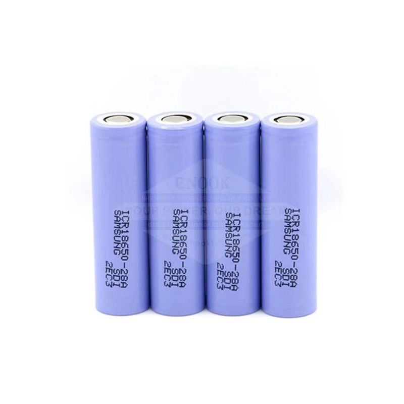شارژ مجدد 3.7 ولت 18650 باتری لیتیوم یون 2800mAh باتری لیتیوم یون قدرت بالا
