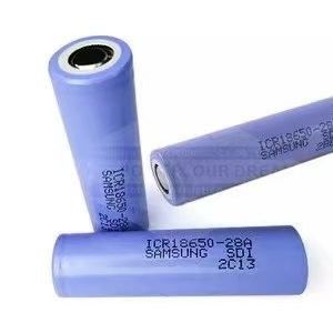 شارژ مجدد 3.7 ولت 18650 باتری لیتیوم یون 2800mAh باتری لیتیوم یون قدرت بالا