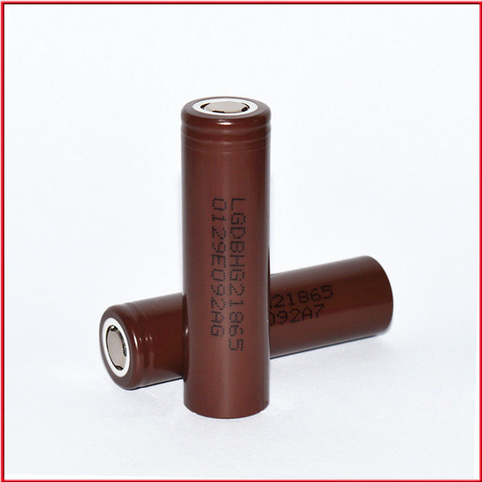 HG2 اصلی 20A 18650 باطری سلول فلات بالا 3.7 V 3000mah باتری لیتیوم یون