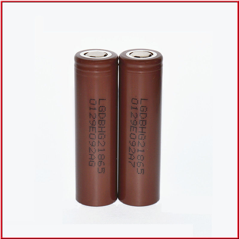 HG2 اصلی 20A 18650 باطری سلول فلات بالا 3.7 V 3000mah باتری لیتیوم یون