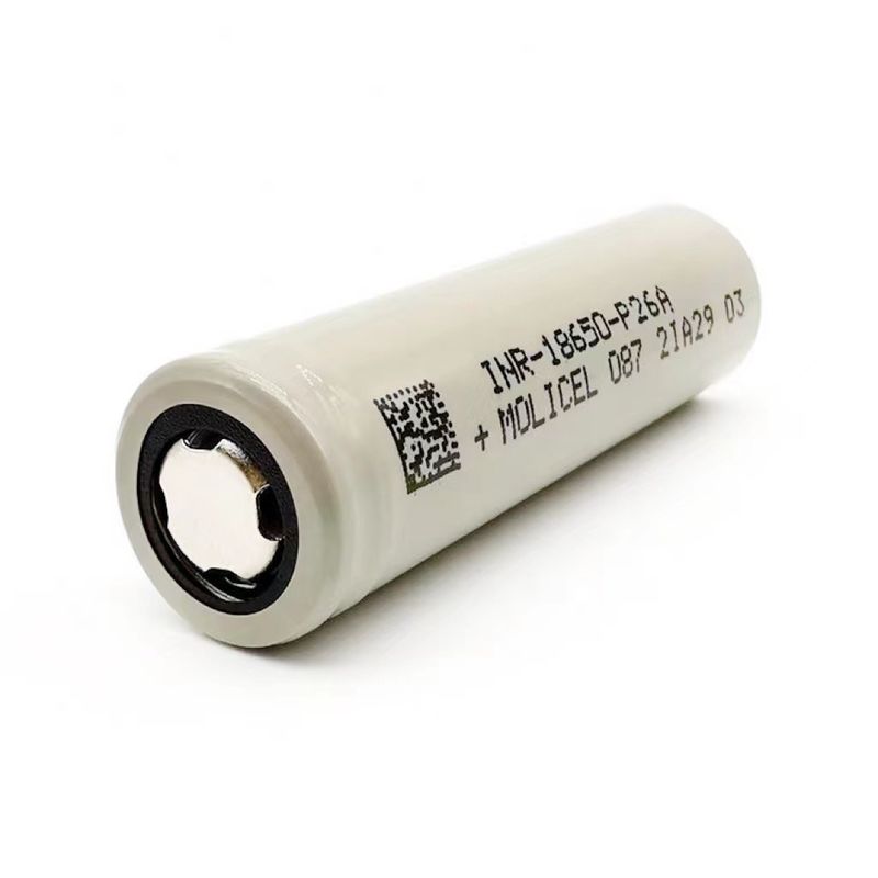 مولیسل P26A 18650 سلول باتری لیتیوم یون 35A 3.7 V باتری شارژ 2600mah