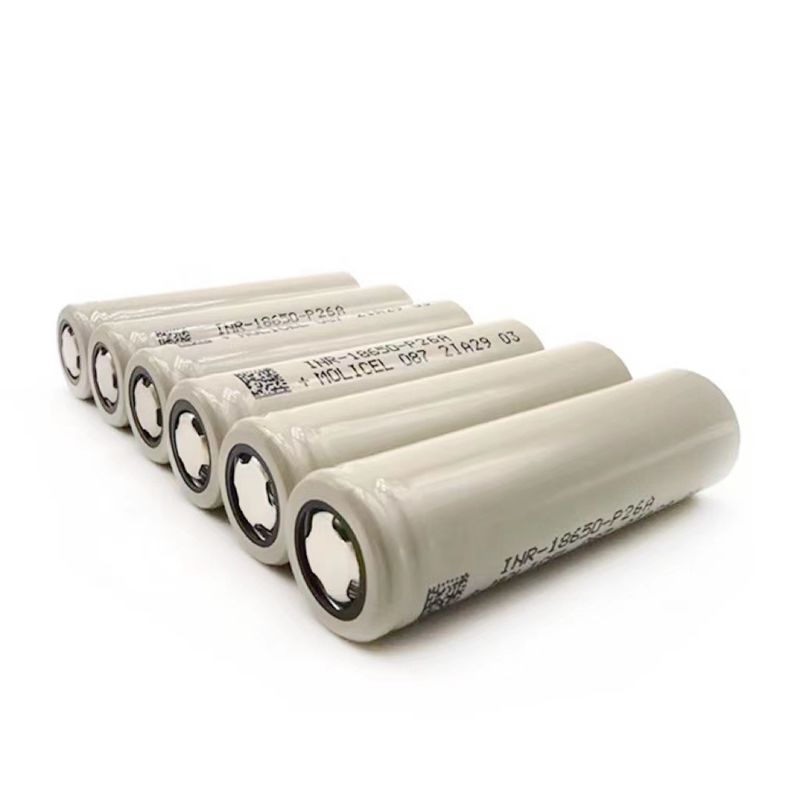 مولیسل P26A 18650 سلول باتری لیتیوم یون 35A 3.7 V باتری شارژ 2600mah