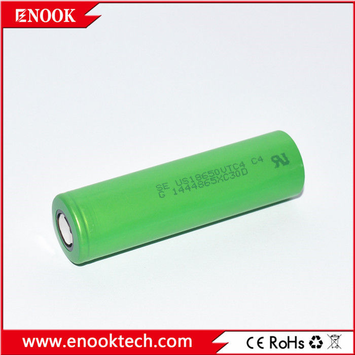 باطری دوچرخه برقی عمده فروشی 3.6V 18650 US18650VTC4 2100mAh 18650 30A حداکثر تخلیه مداوم باتری پیچ کش برای سونی