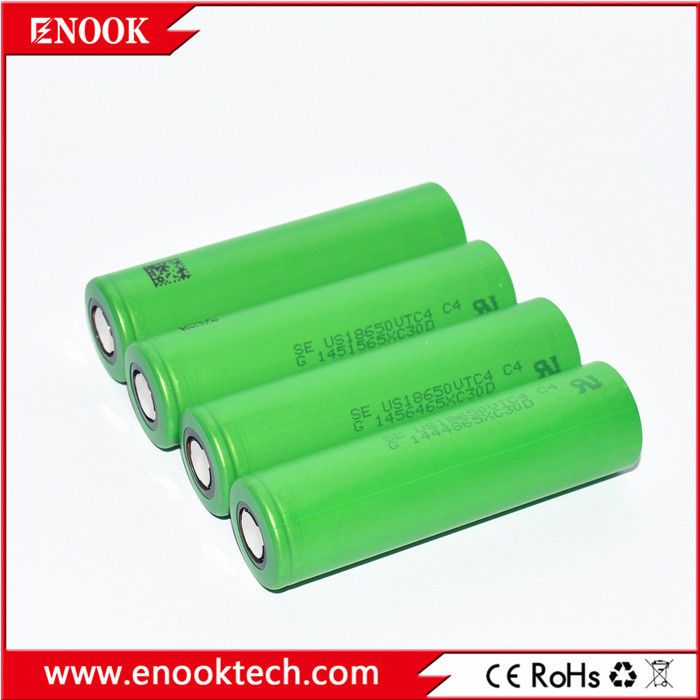 باطری دوچرخه برقی عمده فروشی 3.6V 18650 US18650VTC4 2100mAh 18650 30A حداکثر تخلیه مداوم باتری پیچ کش برای سونی