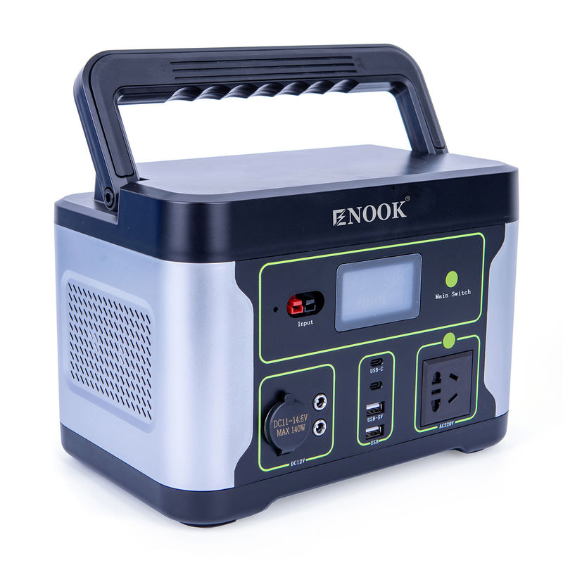 LA1000W نوع اینورتر 500W ایستگاه برق قابل حمل با پانل خورشیدی تاشو 100W