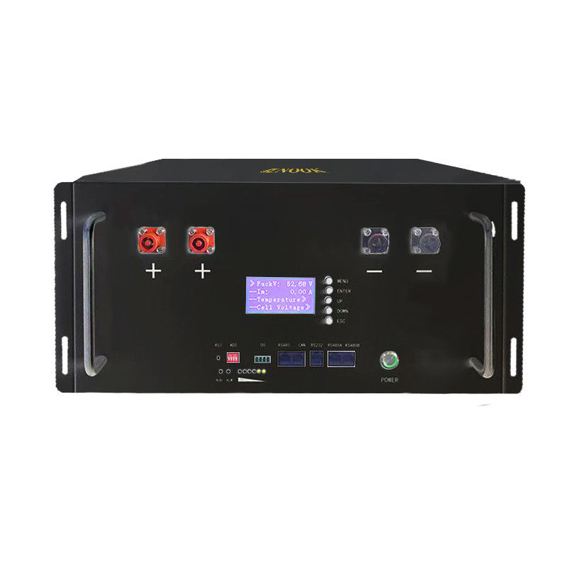 Smart BMS LiFePO4 10kwh 48V 200Ah سرور لیتیوم یون خورشیدی بسته باتری نصب شده برای سیستم خورشیدی