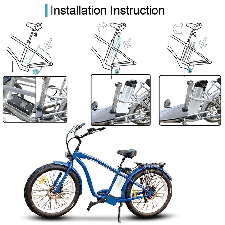 E Bike بسته باتری لیتیوم ماهی نقره ای برای دمای ذخیره سازی 23 ± 5 °C توصیه می شود