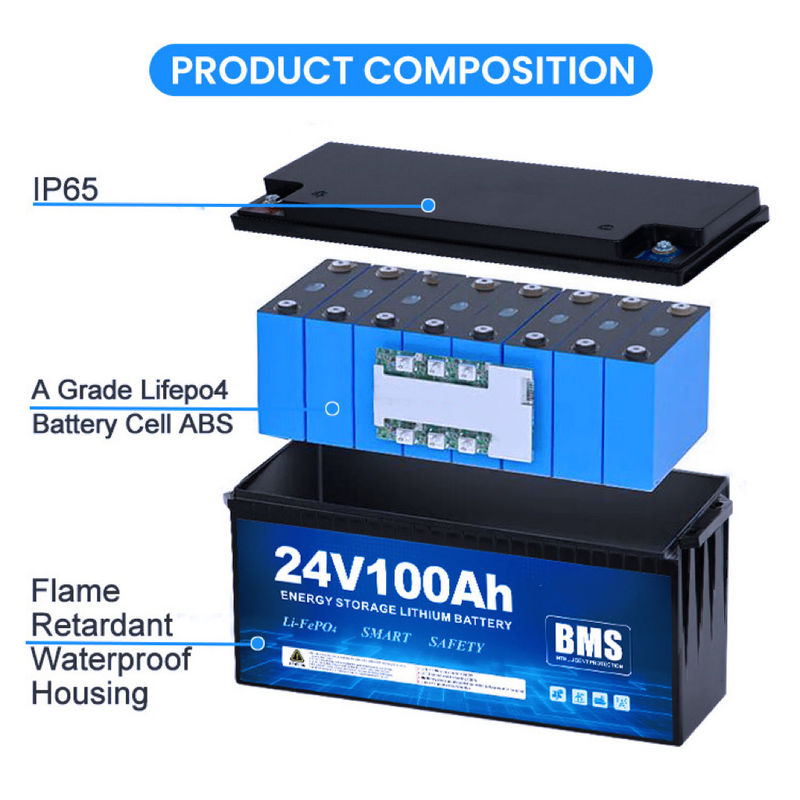 باتری قابل شارژ 12.8 ولت باتری لیتیوم یون Lifepo4 باتری پیک 12v 100ah 200ah 300ah باتری لیتیوم 12 ولت برای اوکراین s