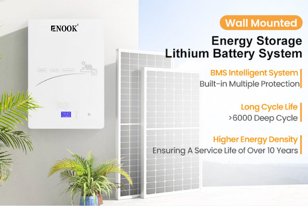 باتری خورشیدی 12.5KWh لیتیوم یون بسته باتری 51.2V 100AH برای باتری ذخیره انرژی خورشیدی