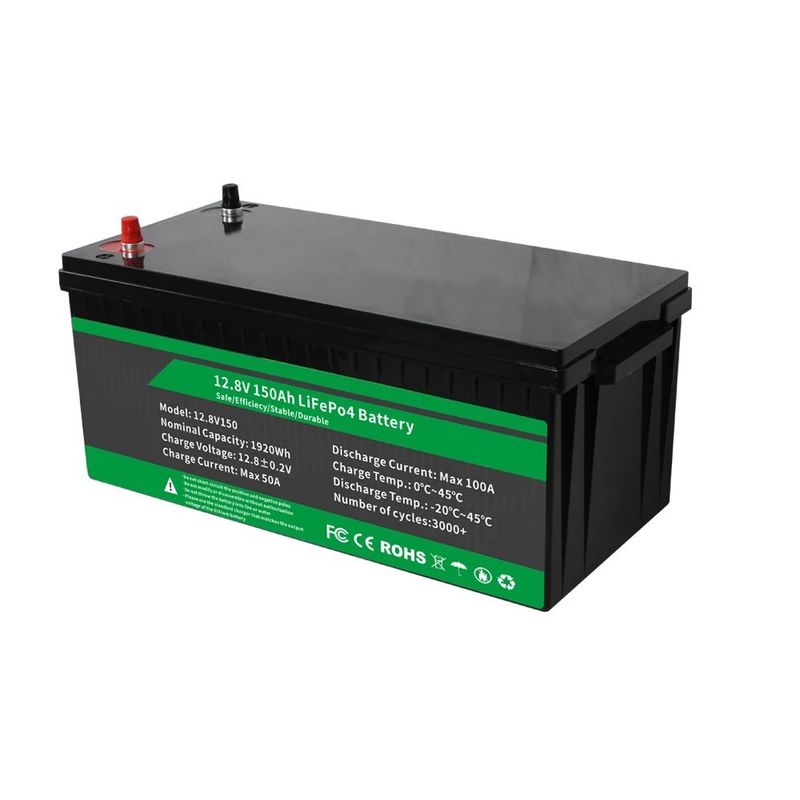 12.8v 100ah 150ah 105ah 200ah بسته باتری لیتیوم یون با عملکرد پیشرفته BMS عمر چرخه طولانی