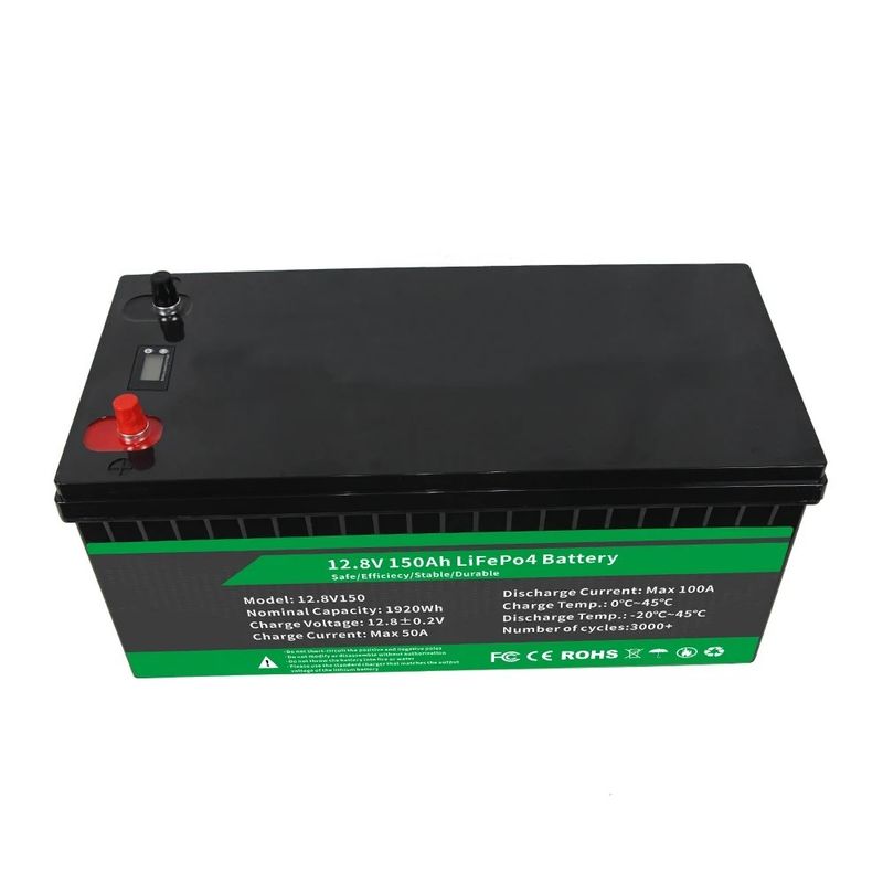 12.8v 100ah 150ah 105ah 200ah بسته باتری لیتیوم یون با عملکرد پیشرفته BMS عمر چرخه طولانی