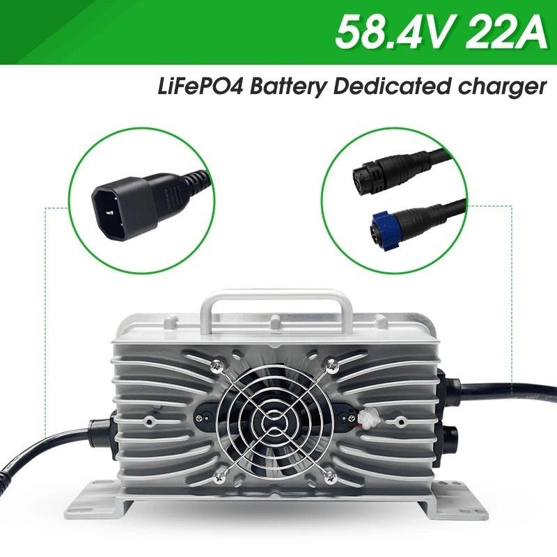 58.4V 100ah 105ah 200ah گلف کارت LiFePO4 لیتیوم یون باتری الکتریکی بسته 51.2V چرخه عمیق IP64