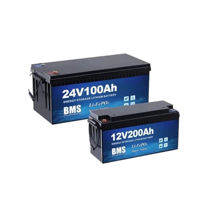 طول عمر چرخه عمیق 4000 بار 12V 200ah باتری LiFePO4 برای خانه سیستم ذخیره سازی خورشیدی و RV